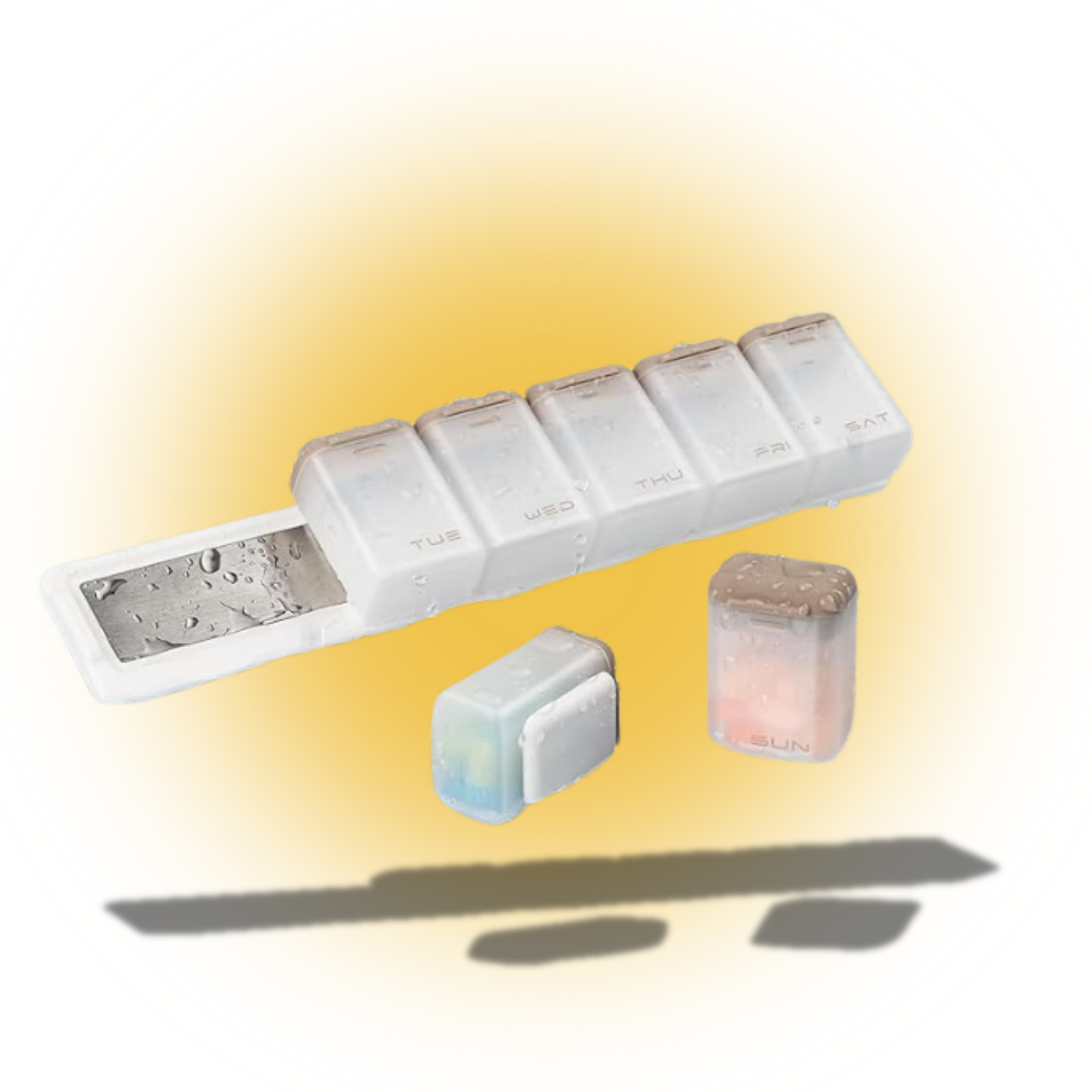 Magnetische pillendoos per week