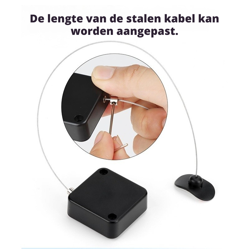 Uitrekbare bevestegingskabel